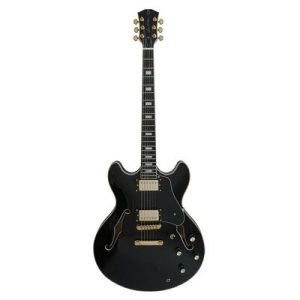 Sire Guitars H7/BK Series Larry Carlton electric archtop guitar black