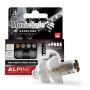 Alpine ALP-MS high-fidelity hearing protection.transparant