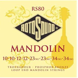 Rotosound RS80 Mandoline string set. Phosphor bronze
