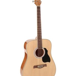 Richwood RD-12- NT acoustic guitar, dreadnought model, die cast machine heads, natural