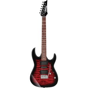 Ibanez GRX70QATRB GIO Transparent Red Burst