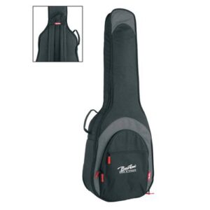 Boston AB-25-BG gig bag for acoustic bass guitar, 25 mm. padding, multiple pockets,