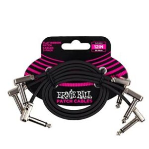 Ernie Ball Patch Cable 3-pack EEB 6222. 30cm