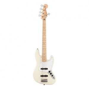 Fender Squier Affinity Jazz Bass V MN WPG OLW E-bas - Olympic White