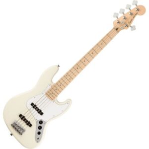 Fender Squier Affinity Jazz Bass V MN WPG OLW E-bas - Olympic White