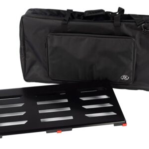 Sx aluminium pedal board 80x41x9, met tas