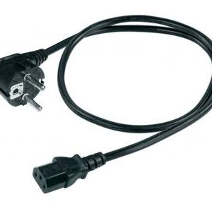 Boston SM-300-1.8 power cable, black, 3 x 1,0 mm, 2 europlug, 250 volt, 1.8 meter