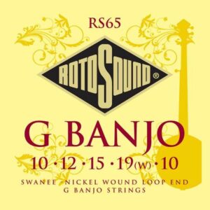 Rotosound RS65 string set banjo nickel wound, loop end