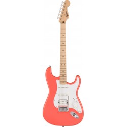Fender Sonic strat HSS MN WPG TCO Tahitian Coral