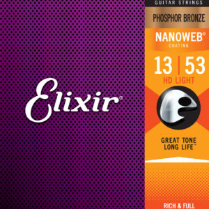 Elixir Nanoweb Phosphor Bronze CEL 16128 / 13-53