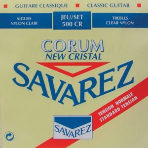 Savarez 500-CR string set classic, New Cristal trebles, silverwound Corum basses,