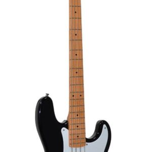 Sx SPB57-BK electric bass guitar, with split single coil pickup, with bag, black