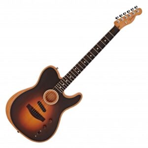 Fender acoustasonic PLYR TELE SHDW shadow burst