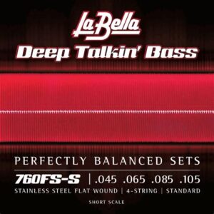 La Bella L-760FS-S Deep Talkin Bass strings 45-105 short scale