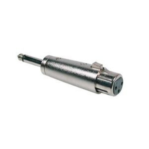 Boston AT-290 adaptor, XLR female metal, 6,3mm jack male mono