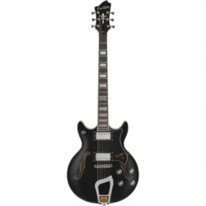 Hagstrom HSALVAR09 Hollowbody Black