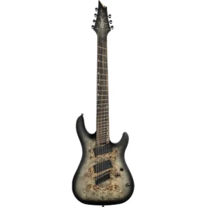 Cort E-gitaar, KX507MS, Stardust Black, 7-snarig