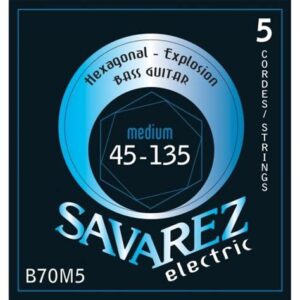 Savarez B70M5 bassnaren 40-130/ 5 string