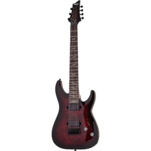 Schecter Omen Elite 7 Black Cherry Burst