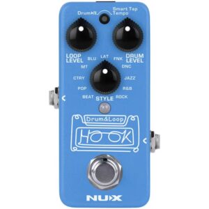 Nux Mini Core Series looper pedal HOOK DRUM & LOOP