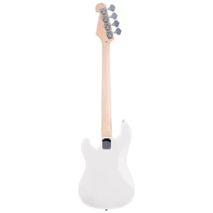 Sx BD2/WT standard Series P-style electric bass gitar white with bag