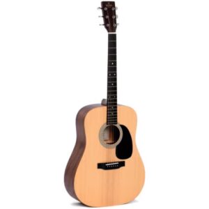 Sigma DM-ST Solid Sitka Spruce Dreadnought - Natural Satin