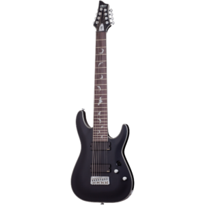 Schecter SC1187, Damien Platinum-8, Satin Black