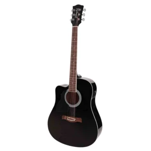 Richwood RD-12LCEBK lefthanded acoustic guitar, dreadnought model, active EQ, die